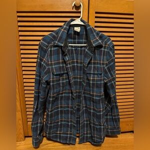 The North Face Blue Plaid Utility Jacket